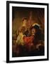 Rembrandt (Self-Portrait) and Saskia in the Parable of the Prodigal Son, 1635-39-Rembrandt van Rijn-Framed Giclee Print