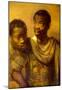 Rembrandt Two Young Africans Art Print Poster-null-Mounted Poster