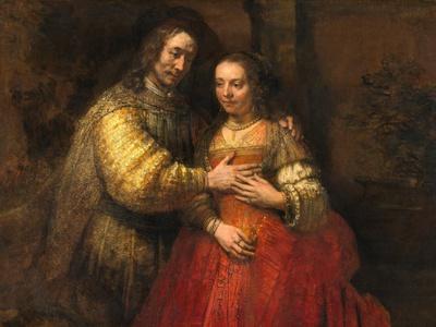 Portrait of a Couple as Figures from the Old Testament, known as 'The Jewish Bride'