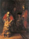 Christ and the Woman of Samaria, C.1655-Rembrandt van Rijn-Giclee Print