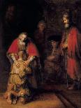 The Archangel Raphael Taking Leave of the Tobit Family, 1637-Rembrandt van Rijn-Giclee Print