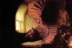 The Apostle Paul in Prison-Rembrandt van Rijn-Giclee Print
