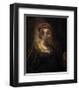 Rembrandt Workshop, Portrait of Rembrandt, 1650-Rembrandt van Rijn-Framed Art Print