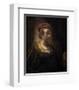 Rembrandt Workshop, Portrait of Rembrandt, 1650-Rembrandt van Rijn-Framed Art Print