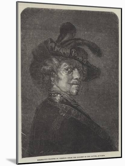 Rembrandt-Rembrandt van Rijn-Mounted Giclee Print