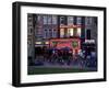 Rembrandtplein at Dusk, Amsterdam, Holland, Europe-Frank Fell-Framed Photographic Print