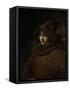 Rembrandts Son Titus in a Monks Habit-Rembrandt van Rijn-Framed Stretched Canvas