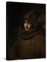 Rembrandts Son Titus in a Monks Habit-Rembrandt van Rijn-Stretched Canvas