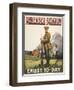 Remember Belgium - Enlist To-day' a Recruitment and Propaganda Poster-null-Framed Giclee Print
