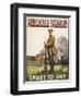 Remember Belgium - Enlist To-day' a Recruitment and Propaganda Poster-null-Framed Giclee Print