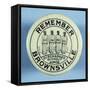 Remember Brownsville Button-David J. Frent-Framed Stretched Canvas