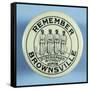 Remember Brownsville Button-David J. Frent-Framed Stretched Canvas