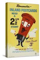 Remember Inland Postcards Need a 2¢D Stamp-John Thomas Young Gilroy-Stretched Canvas