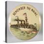 Remember the Maine Pin-null-Stretched Canvas
