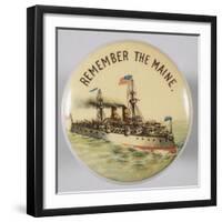 Remember the Maine Pin-null-Framed Photographic Print