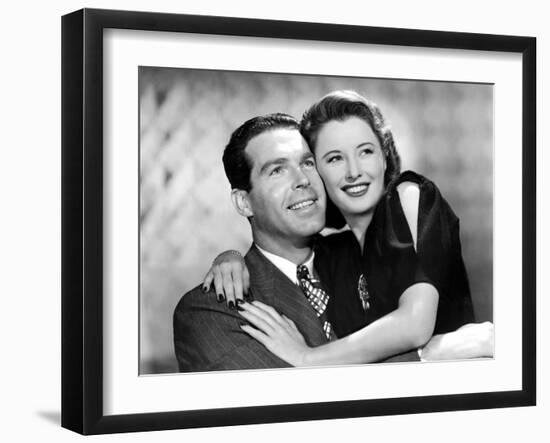 Remember The Night, Fred MacMurray, Barbara Stanwyck, 1940-null-Framed Photo