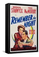 Remember the Night-null-Framed Stretched Canvas