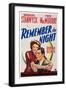 Remember the Night-null-Framed Art Print