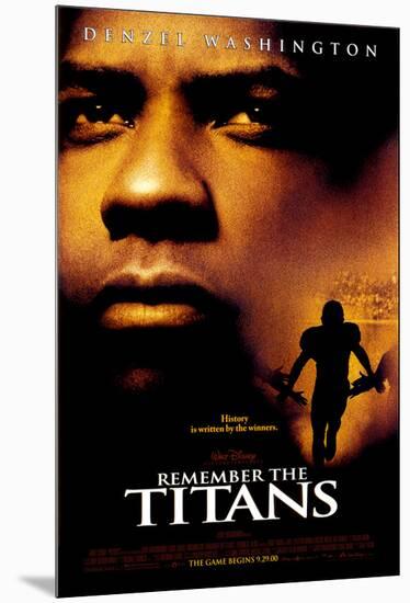 Remember The Titans-null-Mounted Poster