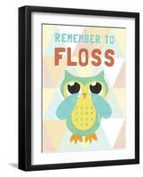 Remember to Floss-null-Framed Art Print