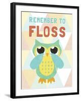 Remember to Floss-null-Framed Art Print