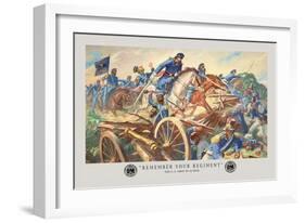 Remember Your Regiment, Mexican-American War-Hal Stone-Framed Art Print