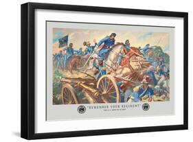 Remember Your Regiment, Mexican-American War-Hal Stone-Framed Art Print