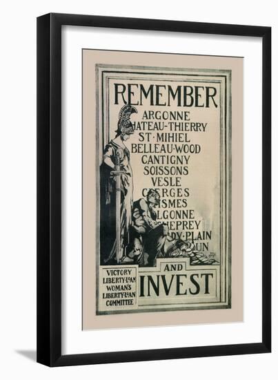 Remember-null-Framed Art Print