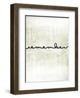 Remember-ALI Chris-Framed Giclee Print