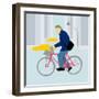 Remembering Bill Cunningham, NYC fashion photographer-Claire Huntley-Framed Giclee Print