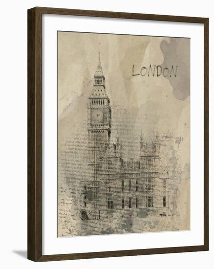 Remembering London-Irena Orlov-Framed Art Print