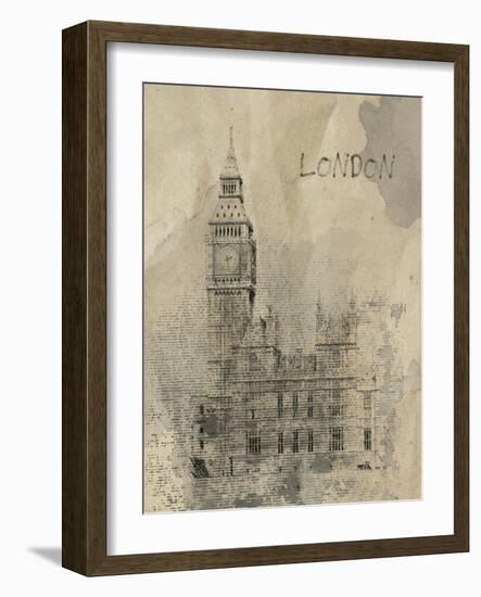 Remembering London-Irena Orlov-Framed Art Print