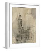 Remembering London-Irena Orlov-Framed Art Print