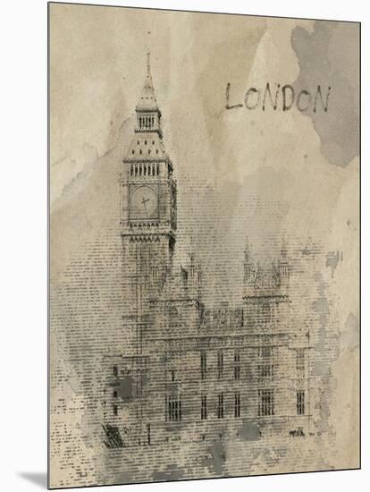 Remembering London-Irena Orlov-Mounted Art Print