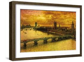 Remembering London-Julia Casey-Framed Premium Giclee Print