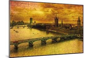 Remembering London-Julia Casey-Mounted Premium Giclee Print