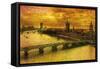 Remembering London-Julia Casey-Framed Stretched Canvas