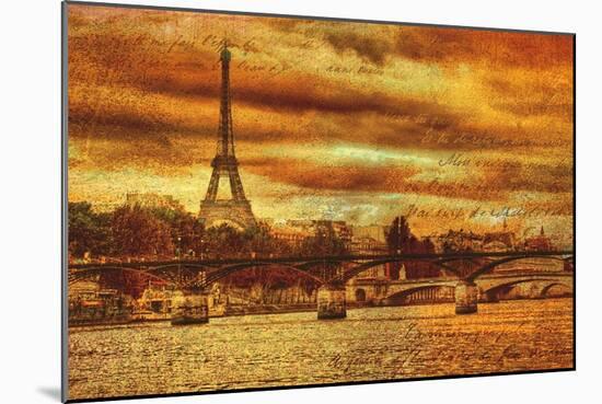 Remembering Paris-Julia Casey-Mounted Premium Giclee Print