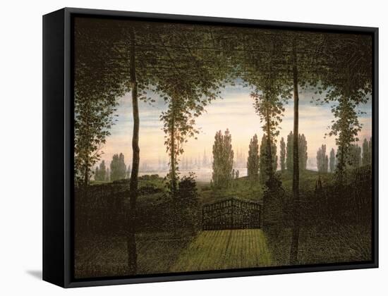 Remembrance of Johann Bremen-Caspar David Friedrich-Framed Stretched Canvas