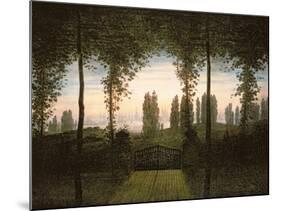 Remembrance of Johann Bremen-Caspar David Friedrich-Mounted Giclee Print