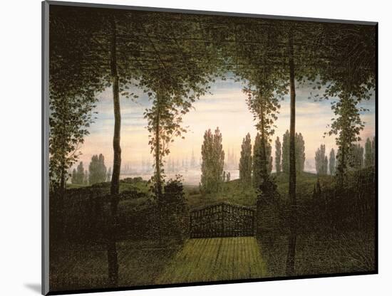 Remembrance of Johann Bremen-Caspar David Friedrich-Mounted Giclee Print