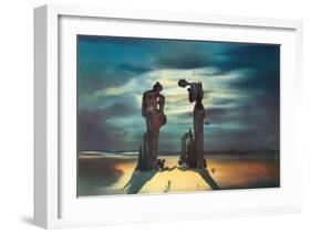 Reminescence Archeologique de l'Angelus de Millet, 1935-Salvador Dalí-Framed Art Print