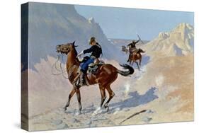 Remington: Guard, 1890-Frederic Sackrider Remington-Stretched Canvas