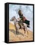 Remington: Signal, c1896-Frederic Sackrider Remington-Framed Stretched Canvas