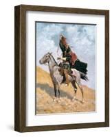 Remington: Signal, c1896-Frederic Sackrider Remington-Framed Giclee Print