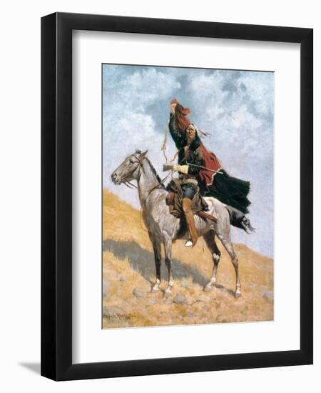 Remington: Signal, c1896-Frederic Sackrider Remington-Framed Giclee Print