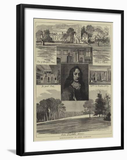 Reminiscences of John Hampden-null-Framed Giclee Print