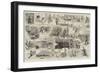 Reminiscences of the Easter Monday Review, Sketches on the March to Brighton-Alfred Courbould-Framed Giclee Print