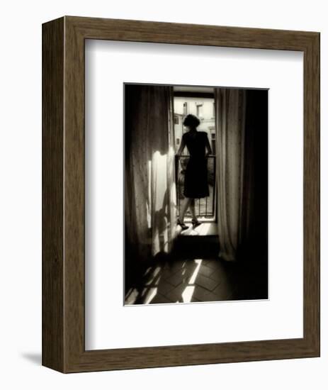 Reminiscing in the Window I-Lesley G^ Aggar-Framed Art Print