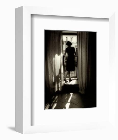 Reminiscing in the Window I-Lesley G^ Aggar-Framed Art Print